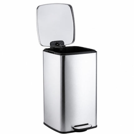 Stainless Steel Pedal Bin – Multi Compartment Recycling Waste Bin