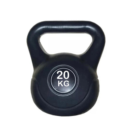 Heavy Duty Vinyl Kettlebell 4KG–20KG Cast Iron for Muscle Building Home Fitness Training with Ergonomic Grip & Anti-Slip Base
