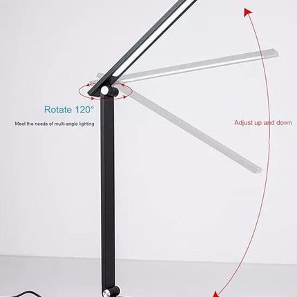 LED Table Lamp Eye-Caring Study Light Featuring 5 Modes USB Rechargeable Touch