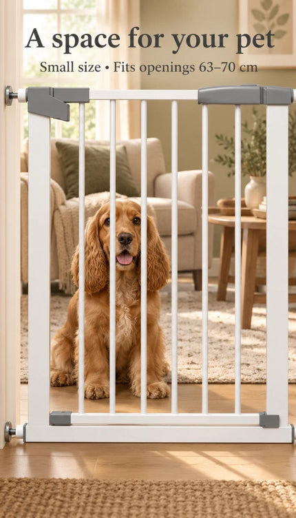 63-70cm Baby Safety Gate Auto Close Double Lock