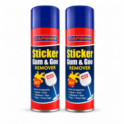 Sticker Gum Remover Spray Adhesive Cleaner 250ml Label Goo Tape Price Tag Glue Residue Remover Citrus Extract Car Garage Home Cleaner Pack of 1 or 2