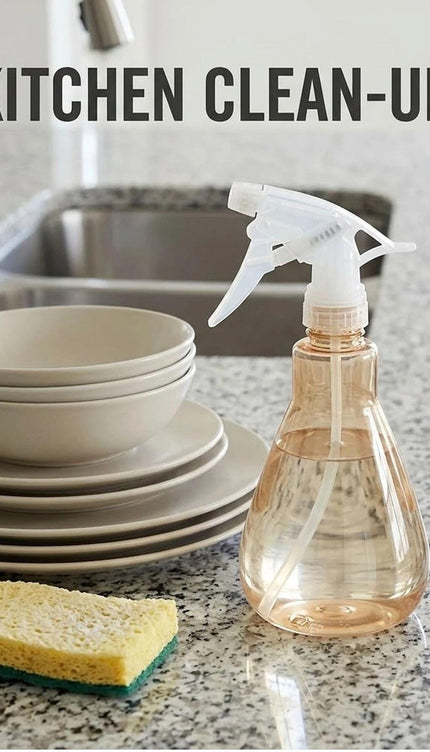 10 Pack 500ml Trigger Spray Bottles Clear PET Plastic Water Misters for Hair Salon Garden Plants Cleaning Home