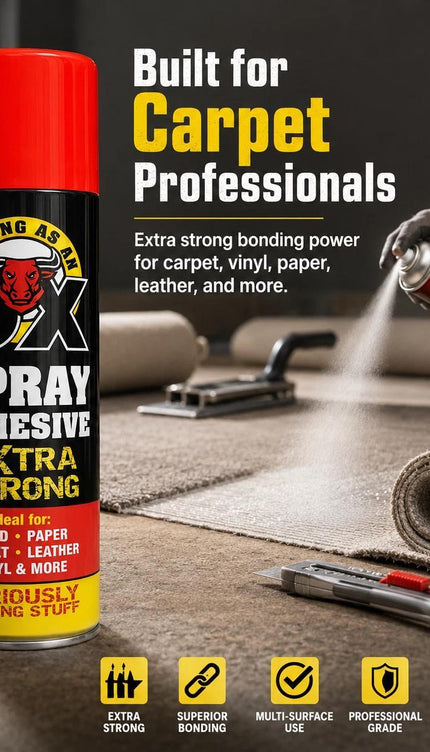 Heavy Duty Spray Adhesive 500ml – Single or Twin Pack