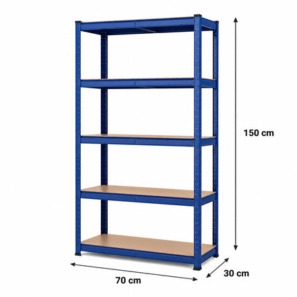 5 Tier Steel Garage Shelving Unit