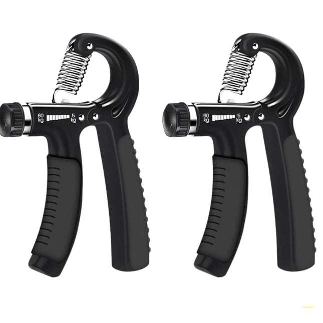 Hand Grip Strengthener 2 Pack Adjustable 5-60KG Forearm Wrist Exercise Trainer