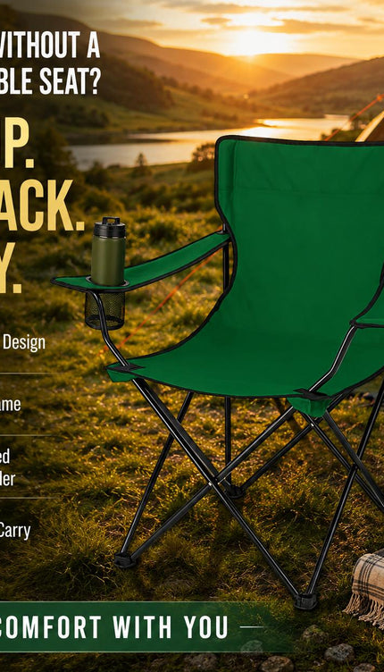 Camping Chairs Portable Folding Lightweight Outdoor Garden Beach Picnic Chair