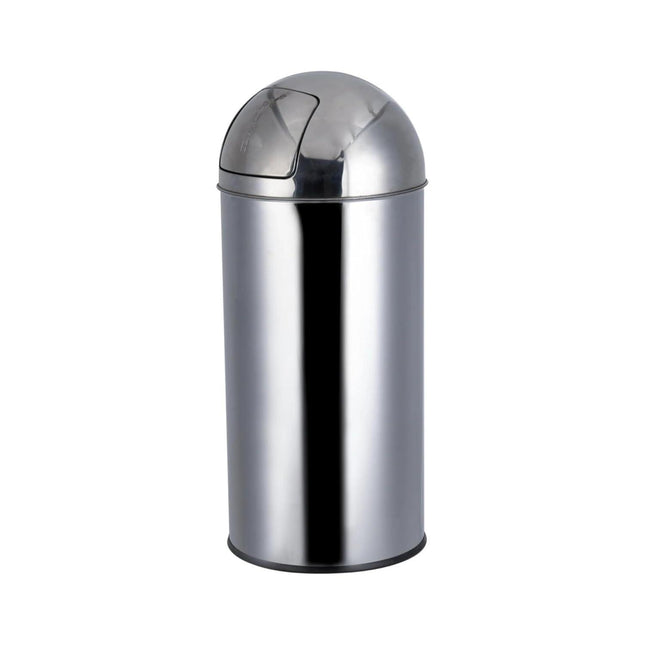 50L Stainless Steel Swing Lid Bin – Large Indoor & Outdoor Waste Bin