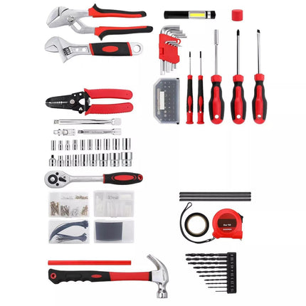 325pcs Professional Tool Kit Hand Tool Set Household Workshop DIY Repair Tools Complete Mechanics Home Maintenance Portable Storage Case for Electrician Plumber Technician Use