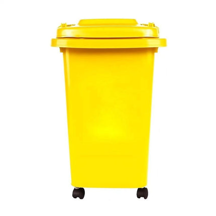 Recycling Wheelie Bin Dustbin for Kitchen Home Office Waste Trash 30L 50L Durable Plastic Rubbish Bin with Wheels Easy Move Compact Design Indoor Outdoor