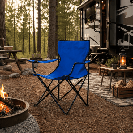 Folding Camping Chair, Lightweight Portable Outdoor Chair for Garden, Beach, Picnic, Camping & Fishing