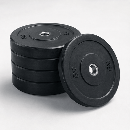 Rubber Weight Plates Barbell Discs Dumbbell Weights Strength Training Gym Lifting Plates for Home Workout