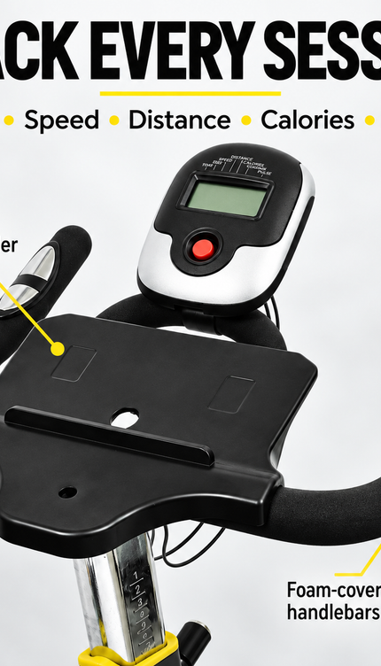 Magnetic Exercise Bike with 15kg Flywheel for Home Gym