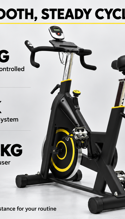 Magnetic Exercise Bike with 15kg Flywheel for Home Gym