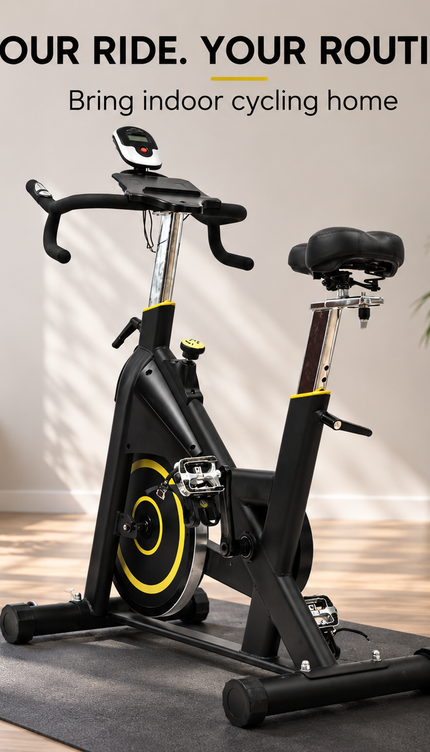 Magnetic Exercise Bike with 15kg Flywheel for Home Gym