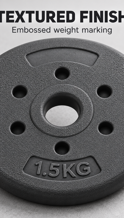 1.5kg Single Weight Plate for Dumbbell & Barbell