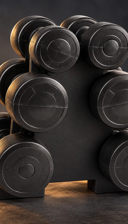 12kg Dumbbell Set with Stand – 1kg, 2kg & 3kg Pairs