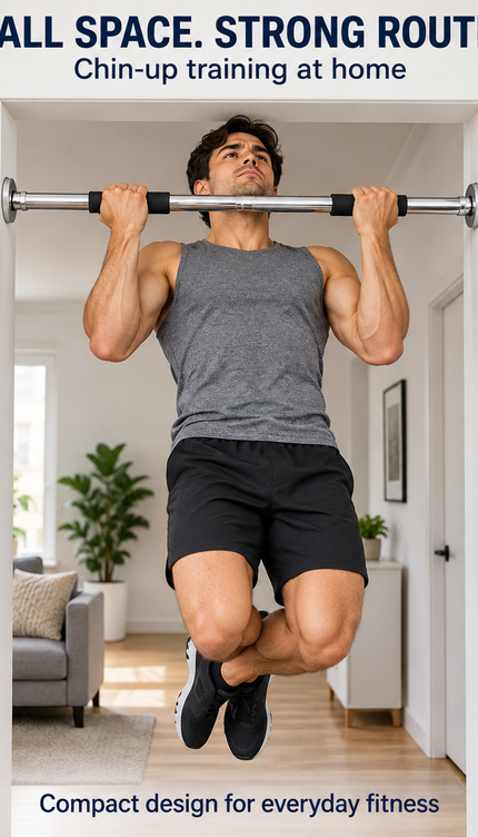 Adjustable Doorway Pull-Up & Chin-Up Bar for Home Gym