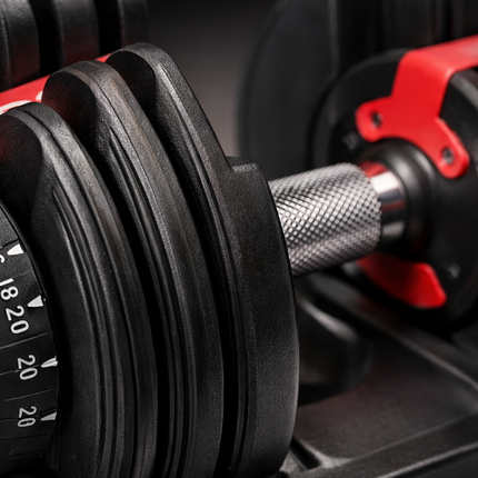 24kg Quick Dial Adjustable Dumbbell Set