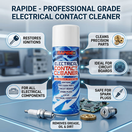 200ml Electrical Contact Cleaner Switch Clean Aerosol Spray Can Dirt Remover