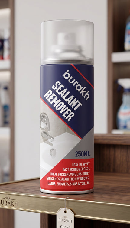 Sticker & Label Remover Aerosol Spray 250ml – Quick Drying & Easy Removal