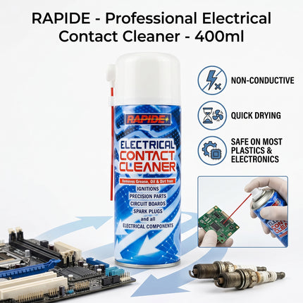 200ml Electrical Contact Cleaner Switch Clean Aerosol Spray Can Dirt Remover