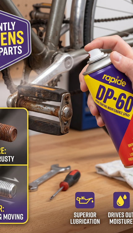 Rapide Dp-60 Maintenance Penetrating CLEANING Service LUBRICANT Spray - 250ml