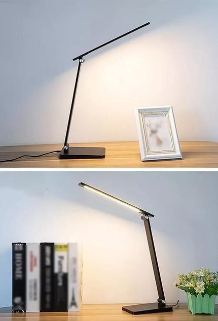 LED Table Lamp Eye-Caring Study Light Featuring 5 Modes USB Rechargeable Touch