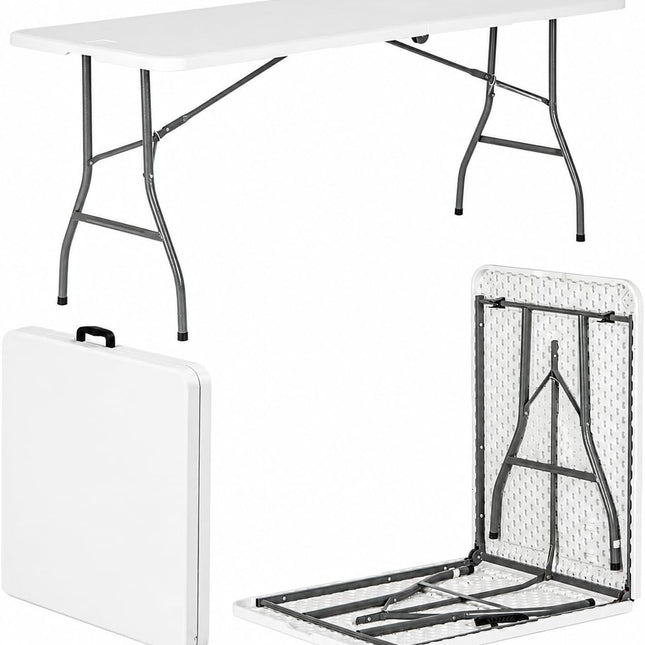 6ft Heavy Duty Folding Table – White