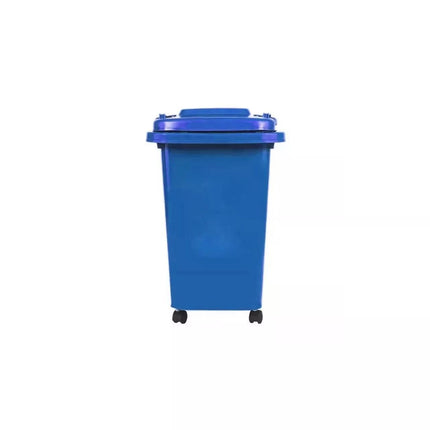 Recycling Wheelie Bin Dustbin for Kitchen Home Office Waste Trash 30L 50L Durable Plastic Rubbish Bin with Wheels Easy Move Compact Design Indoor Outdoor