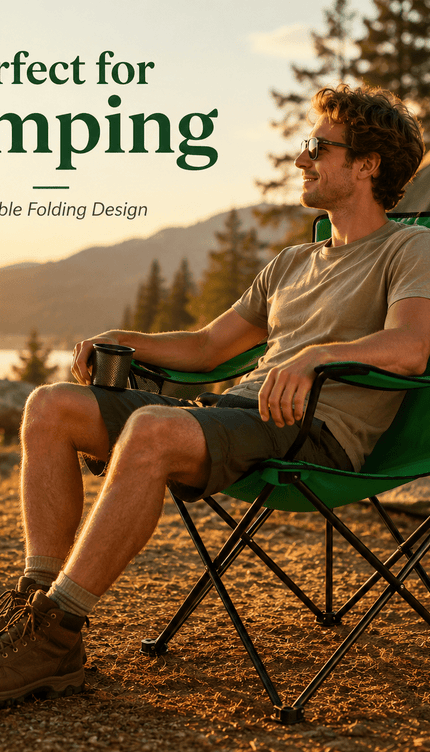 Camping Chairs Portable Folding Lightweight Outdoor Garden Beach Picnic Chair