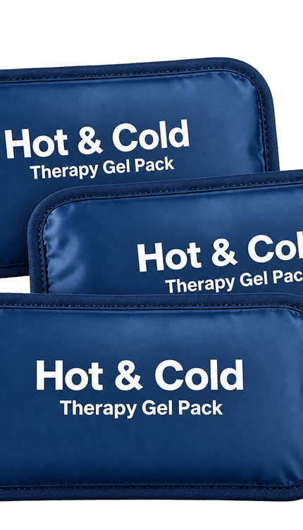 3 Pack Small Reusable Hot & Cold Gel Packs Compress Elbow Knee Ankle Shoulder