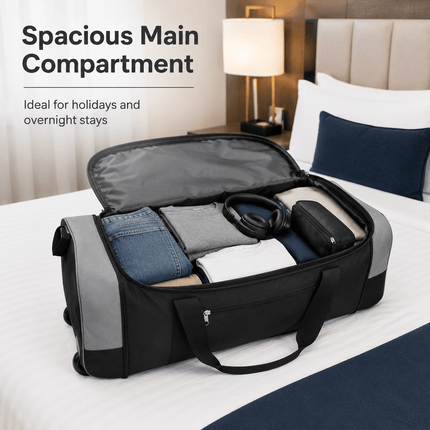 80L Rolling Duffle Bag