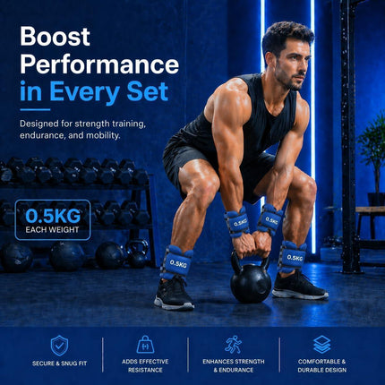 2-Piece Adjustable Ankle & Wrist Weights