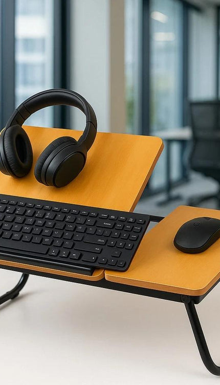 Portable Laptop Lap Desk with Cup Holder