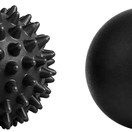 Muscle Massage Ball Set 6.1cm 7cm Lacrosse Spiky Trigger Point Therapy Balls for Back Feet Legs Shoulder