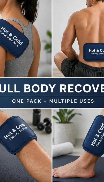 Reusable Hot & Cold Gel Pack with Adjustable Strap