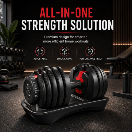 Adjustable Quick Dial Dumbbell – 24kg/40kg