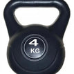 Vinyl Kettlebell Black 4KG
