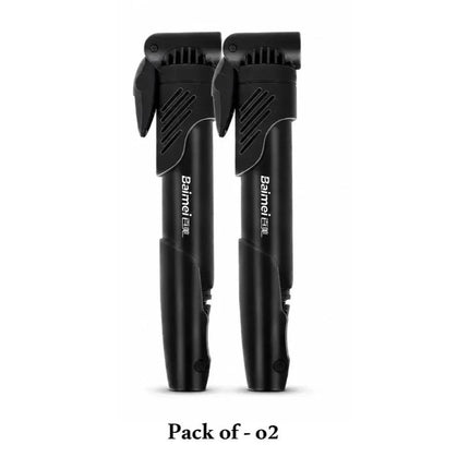 Mini Bicycle Hand Pumps 120 PSI, Presta & Schrader Valve Compatible 2 Pack, Compact Portable Bike Tyre Pumps with Mounting Brackets