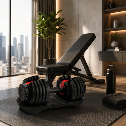 24kg Adjustable Quick Dial Dumbbell