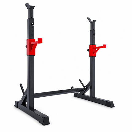 Adjustable Barbell Stand Rack, Height Adjustable Squat Support for Home Gym Strength Training
