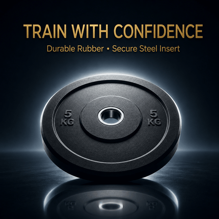 Rubber Weight Plates Barbell Discs Dumbbell Weights Strength Training Gym Lifting Plates for Home Workout