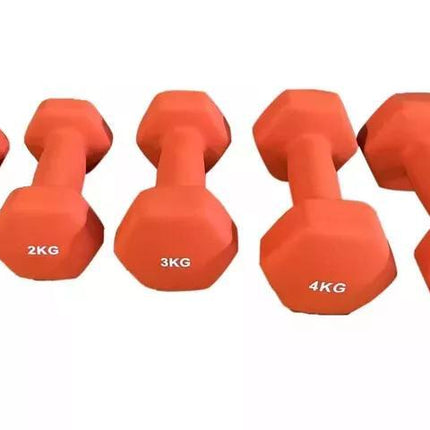 Neoprene Dumbbells Set Weights Iron Hand Pair Aerobic Workout Fitness Home Gym