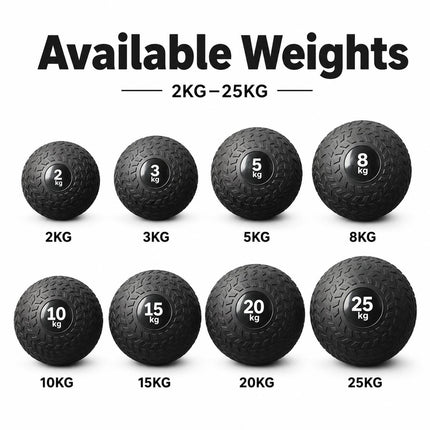 No Bounce Slam Ball Medicine Ball 2-25KG for Weight Training