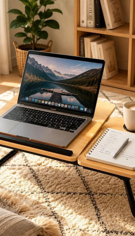 Portable Laptop Lap Desk with Cup Holder