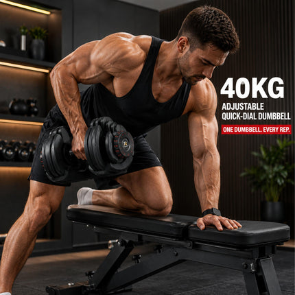Adjustable Quick Dial Dumbbell Set-Home Training