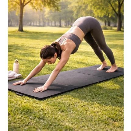 180x60x4cm Tri-Fold Exercise Mat for Yoga, Pilates & Fitness