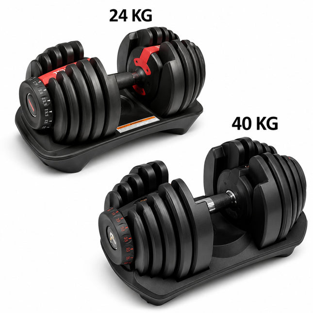 Adjustable Quick Dial Dumbbell Set-Home Training