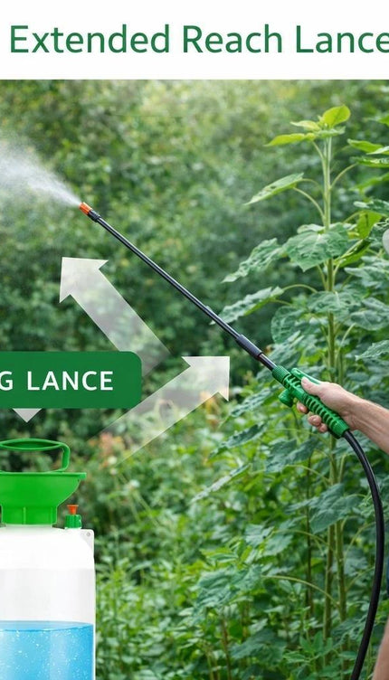 5L Garden Pressure Sprayer Pump Action Weed Killer Fertiliser Cleaning Bottle