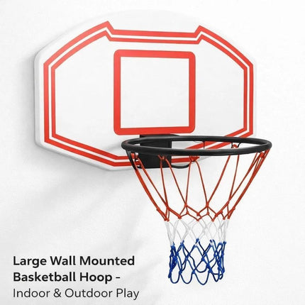 Large Basketball Hoop Wall Mounted Indoor Outdoor Basketball Games